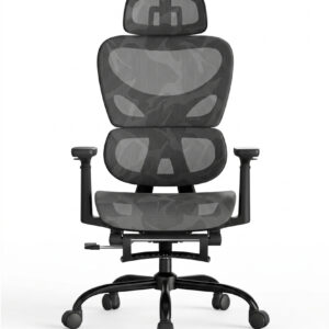 YESOP Cadeira De Escritório Ergonômica Com Apoio Lombar E De Pernas Assento Zero Gravity Cor Branco